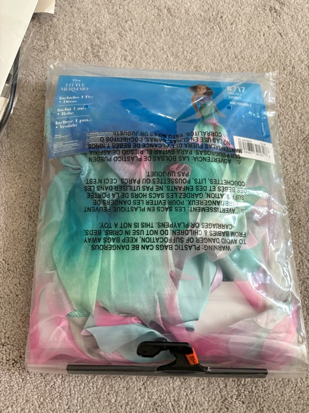 Mermaid Toddler Costume - Picture 3 of 3